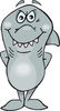 Gray Shark Standing