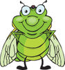 Happy Cicada Standing