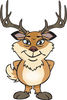 Happy Deer Buck Standing