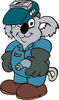 Koala Welder Wearing Safety Gear