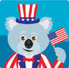 Koala Bear Uncle Sam Character