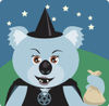 Koala Bear Witch Halloween Character