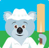 Koala Bear Cricket Player Character