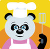 Giant Panda Chef Bear Character