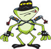 Disguised Green Ninja Frog