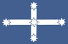 Blue And White Southern Cross Eureka Flag