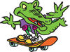 Green Croc Skateboarding