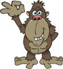 Happy Ape Gesturing The A Ok Sign