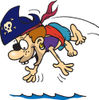 Pirate Kid Diving