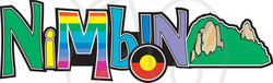 Royalty-Free (RF) Clipart Illustration of a Nimbin Design With Hills