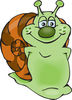 Happy Green Snail