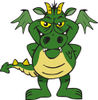 Green Dragon Standing